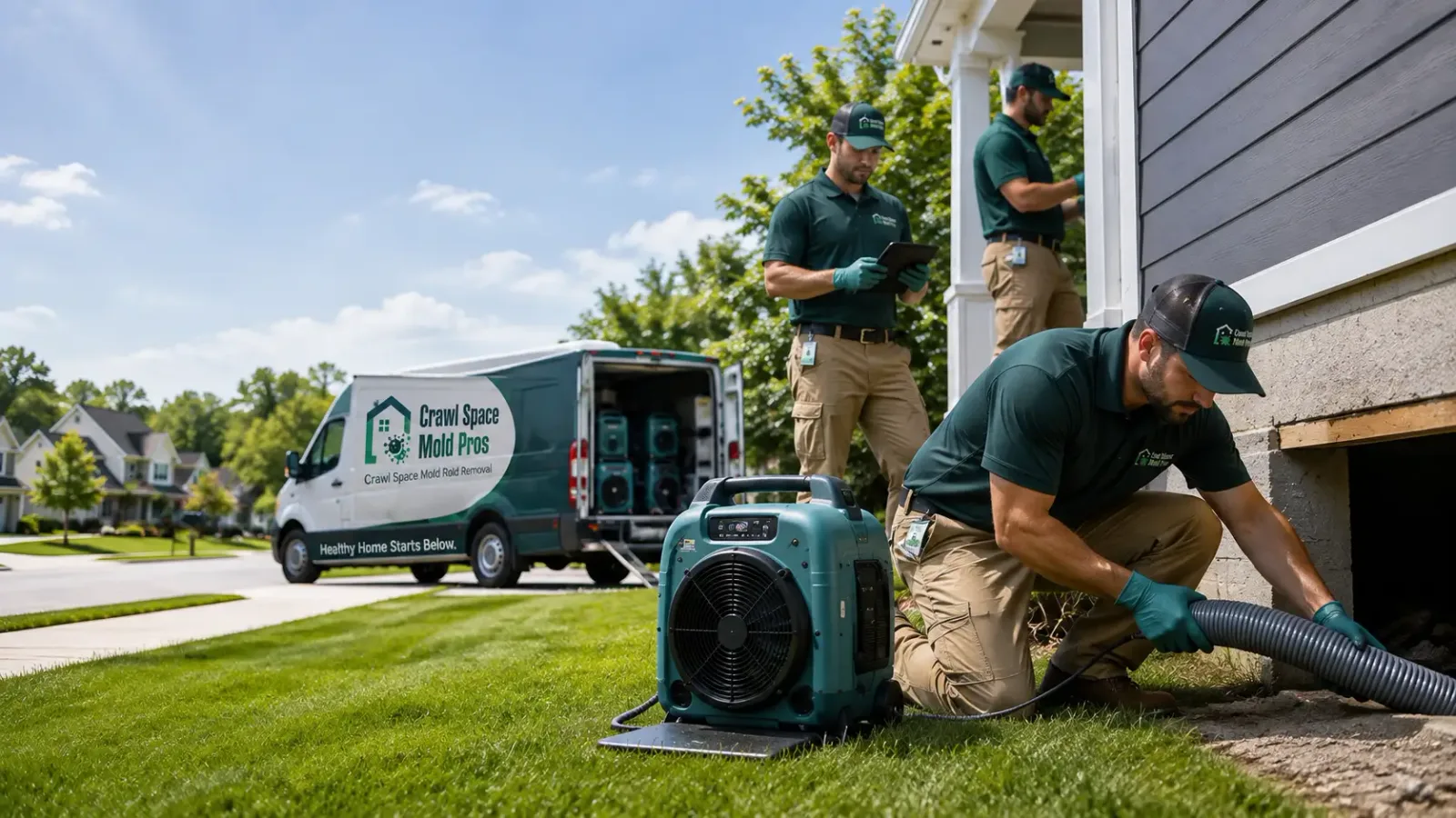 Crawl Space Mold Removal in Burbank, IL